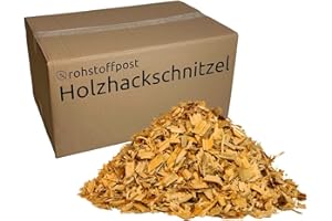 ROHSTOFFPOST Wood Chips 100 L - Wood Chips Natural as Weed Control Mulch Litter