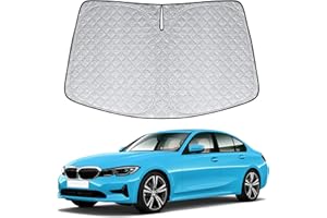 JUDANNA Auto Frontscheibe Sonnenschutz Ersatz für BMW 3 Series 318i 320Li 320i 325Li 330i 2020-2025, Faltbar Sonnenschirm Abdeckungen, Auto Windschutzscheibe UV Schutz Sonnenblende Zubehör