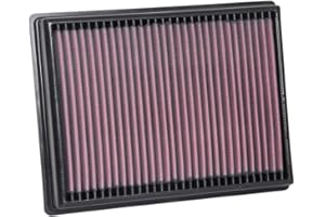 K&N Filtre à air Focus IV 1.0 & 1.5 (INCL 2.0 Diesel 2018-(33-3131), Rouge