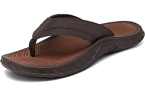 ChayChax Tongs Homme Sandales de Sports Orthopédiques de Soutien Flip Flops été Chaussures de Plage et Piscine