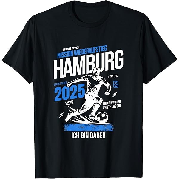 Produktbild von HSV T-Shirt Für Kinder 'Mein Hamburg-Abschlach' – Schwarzes Baumwoll-Shirt Mit Coolen Band-Design