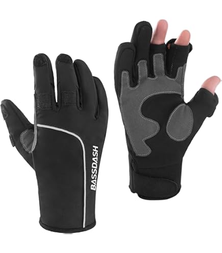 DNA Carp Fishing Snood Snood Fleece Lined Adjustable With Gloves (Medium, Large Or Extra Large), Medium Gloves