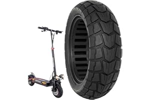 M365Lyon- Pneu Plein Anti-Crevaison 10x2.75 (10x2.7-6.5) Pouces pour Trottinettes Electrique UrbanGlide E-CROSS PRO All Road 5, E-CROSSE MAX, E-CROSS PRO kukirin G2 (1xTire)