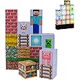 Paladone Minecraft Character Building Light - 16 Rearrangeable Light Blocks and Grass Base, Build Your Own Level