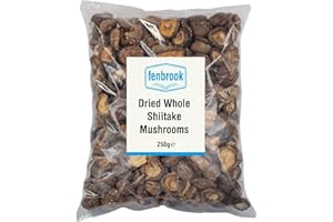 Dried Whole Shiitake Mushrooms 250g by Fenbrook