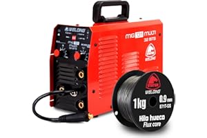 Stayer Equipo de soldadura para Hilo hueco, MIG 131 + Bobina de hilo hueco de 1Kg.