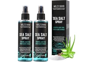 Flintronic Sea Salt Spray Hair män kvinnor, havssaltspray för curls, hårspray män för mer volym, strandlook, kort och långt hår, 200 ml x 2 st