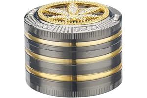 Champ-High Grinder, metal, srebrny, S