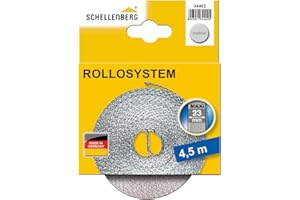 Schellenberg 34402 Cinta de persiana Maxi, Gris, 23 mm x 4,5 m