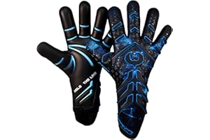 Renegade GK Apex Gants de Gardien de But de Football Professionnels sans Bretelles (Tailles 6-12, Niveau 5,5) 4 + 5 mm EXT Contact Grip | Gants de Gardien Evo Negative Cut pour Le Jeu d'élite