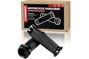 FLYINGWING Manopole universali da 2,5 cm, compatibili con Harley Dyna Sportster 883 1200 Road Electra Glide Softail Touring