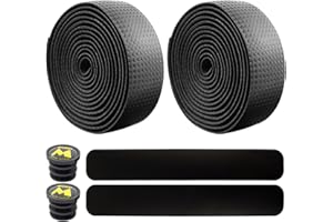 HOTMNTY Cintas de Manillar de Bicicleta,Cinta para Manillar Antideslizante,Cinta de Barra de Bicicleta EVA,Antideslizante Especial para Bicicletas,con Cinta de Acabado y Tapones de Manillar,para Montaña MTB