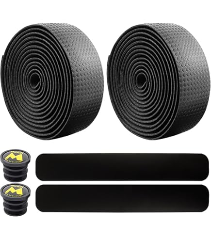 Rubans de cintre de vélo Vélox Maxi Cork jaunes - Accessoires vélo