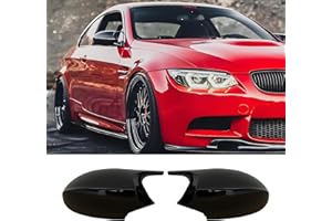 Haoyijiahui 1 paio Posteriori Auto Coperture Specchietti Retrovisori di Ricambio Specchietto Retrovisore compatibile con BMW E81 E82 E87 E88 PRE E90 E91 2005-2008 E92 E93 2006-2009