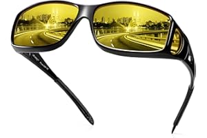 URUMQI Polarised Sunglasses Over Prescription Glasses for Men Women, Wrap Around Sun Shades for Driving Fishing, UV400 Protection