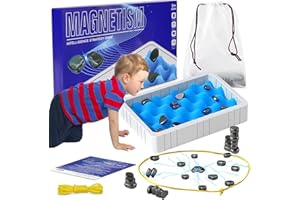 BGTLJKD Jeu d'échecs magnétique Échiquier magnétique Jeu de société de Dames éducatif Échiquier Portable pour Amusement en Famille et Apprentissage - Jouet éducatif pour Enfants