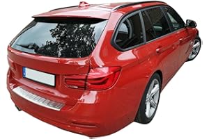 Recambo | Protector de Parachoques trasero | Compatible con BMW Serie 3 F31 Touring | 2012 – 2019 | Acero Inoxidable Mate | Protección borde de carga