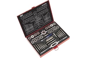 Sealey AK3040 40 szt. zestaw kranów i matryc rozdzielanych matryc, czerwony, 4 x 29,4 x 22,1 cm, zestaw 40 sztuk