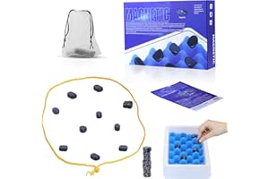 TOMOROY Magnetisches Schachspiel, Magnetic Schachspiel, Magnet Spiel magnetisches schachspiel Steine mit Spielseil, Reisen Schach Magnetisch, Tragbares Schachbrett - Party Für Familientreffen