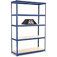 Garage Shelving Unit - 1800mm H X 900mm W X 450mm D | With 8 Of 45ltr WHAM BAM Storage Boxes