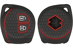 kwmobile Cover Chiavi Auto Compatibile con Suzuki con 2 tasti - Custodia Protettiva Chiave Auto Copri Telecomando Gomma - Portachiave Macchina Silicone