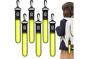 SYLANDA 6 luci lampeggianti a LED per zaini, 3 modalità, luce di sicurezza, impermeabile, riflettore per bambini, riflettori, lampeggianti, zaini, escursioni, jogging