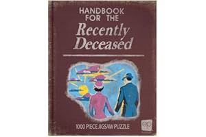 USAopoly- Beetlejuice Manuale per Il defunto Recentemente Puzzle da 1000 Pezzi, Multicolore, PZ010-740-HT2100-06
