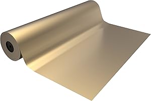 Bobina Papel Regalo ANDINA, 31 cm. x 85 m. Oro