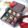 Velvet Fine Chocolates Christmas And New Year Gift Hamper For Family And Friends, 130 Gram | Premium Assorted Chocolates Gift Pack For Secrete Santa