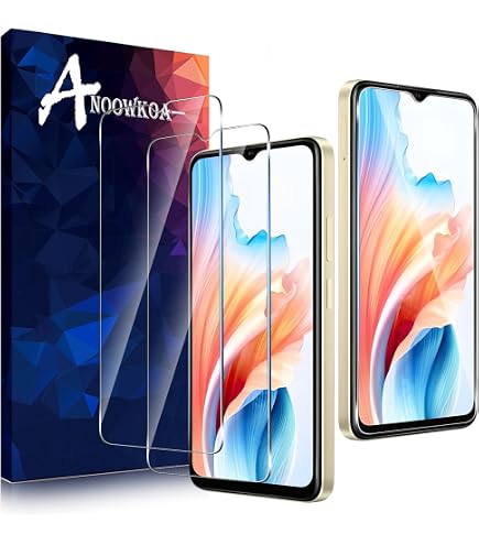 Zidwzidwei Pellicola Protettiva in Vetro Temperato per Oppo A38 [3Pezzi], Durezza 9H, 2.5D Alta Definizione, Senza Bolle, Anti Graffio Protezione Schermo per Oppo A38