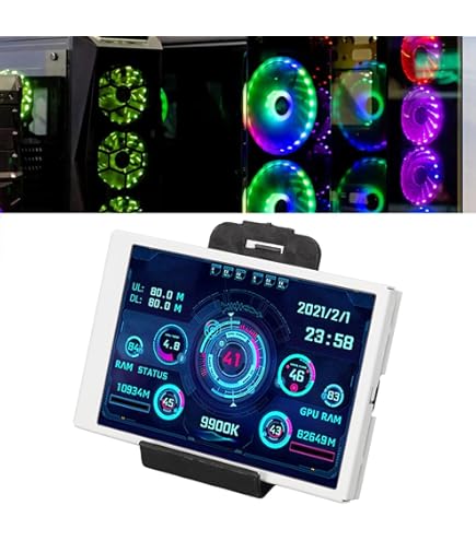 3,5 inch IPS USB Minischerm, PC CPU RAM Gegevensmonitor Display PC Sensorpaneel