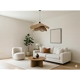 AFRALYAHOME TEKLİ SARKIT İSKANDİNAV STYLE BOHEM AVİZE (KAHVE)