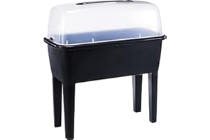 PROSPERPLAST Giardino urbano con serra da 52 litri in polipropilene 77 x 38 x 82 cm antracite