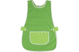 Siry Work Grembiule Scuola Infanzia, Cucina Donna, Taglia Unica, Regolabile in Vita con Due Bottoni che lo Rendono Facile da Indossare, Made in Italy, Art. Dalia