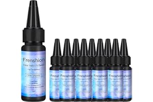 FRENSHION 10PCS 30G Upgrade Resina UV di cristallo a polimerizzazione rapida, Colla UV a polimerizzazione ultravioletta, Resina attivata dalla luce solare a polimerizzazione solare per la creazione di gioielli
