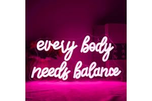 Horseneon Letrero de luz de neón con letras rosas letrero de neón para decoración de pared letrero de luz de neón alimentado por USB con interruptor de luces de neón para dormitorio bar cafetería club