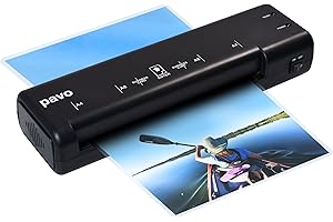 Pavo - Laminator A4 Florida + 5 folii do laminowania A4 GRATIS!, Czarny/Szary 8038718