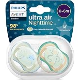 Philips Avent Ultra Air Gece Emziği 0-6 Ay, 2'li Paket, Erkek