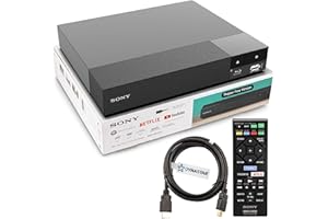 Region Free Blu-ray Player Compatible with Sony BDP-BX370 | Multi-Region Code Free | Blu-ray A B C, DVD 0 1 2 3 4 5 6 7 8 | WiFi Smart Streaming | Dynastar 6FT HDMI included in bundle