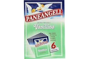 6x Paneangeli Vanillina Aroma per dolci Vanillin Aroma für Süßigkeiten ( 6 x 0,5g ) Aroma für Kuchen Backaromen