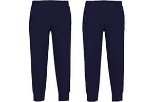 KHIM Jogging Trouser Terry Cotton Tracksuit Bottom Pant Kids Unisex Girls Boys Outdoor Activewear