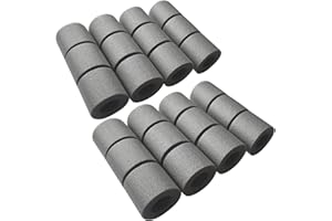 BFSYRR Curtain Spacers for Eyelet Curtains, 24 Pcs Black Curtain Separators, Spacers for Smooth Curtains Movement, Ideal for Home, Office and Hotel Use