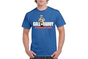 DCG PRINTWEAR Birthday Gift for Dad Call of Daddy Birthday T Shirt Fathers Day Present