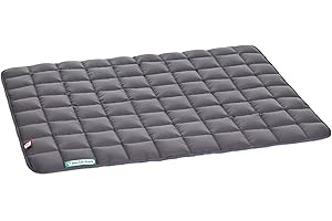 ‎DOCTOR BARK Doctor Bark Hundedecke – weiche, hochwertige Hundematte für größere Hunde, robuste Indoor-Outdoor Liegedecke, waschbar bis 95 °C (Gr. L, 100x80 cm, Grau)