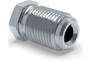 AUPROTEC 4x Raccord mâle M12 x 1 pour Tuyau de Frein 4,75 mm évasure DIN type F Connecteur de Freinage Type B 5,0 DIN/ISO 1651