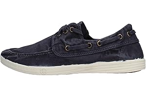 Natural World Eco – 303E Scarpe Sneakers Ecologico Vegan per Uomo in Tela ULTIMO Modello Slavato Classic, Scarpe da Ginnastica Tennis Camden, Sneaker Basse Uomo Molti Colori NAÚTICA Slavato