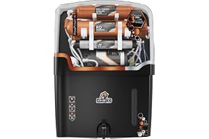 Kinsco Aqua Punch Pro With ISI Mark RO+UV+UF+TDS Adjuster 18 L RO + UV + CU Guard + Alkaline Enhancer + Mineral Water Purifier (Black)