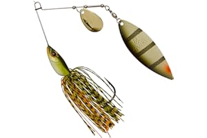 GUNKI SPINNERBAIT Spinnaker - 21G - 21, A l'unité, Perch, 02, 1.5-3.5