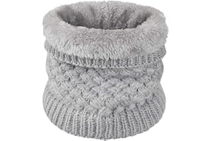 Yuson Girl Women knitted Snood Scarf Loop Infinity fur Neckerchief Lady Neck Warmer Wrap Scarves