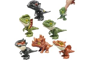 LINSEY Dinosaurier Spielzeug 6 tücke Biss Finger Spielzeug Interessante interaktive Kinderpartyspielzeug interessante Exquisite Spielzeuge, Partygeschenke für Geburtstagsgeschenke